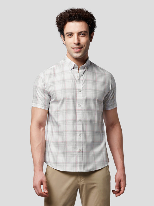 Dalliance Short Sleeve Checkered shirt