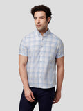 Gusto Short Sleeve Checkered Shirt