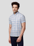 Gusto Short Sleeve Checkered Shirt