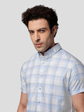 Gusto Short Sleeve Checkered Shirt