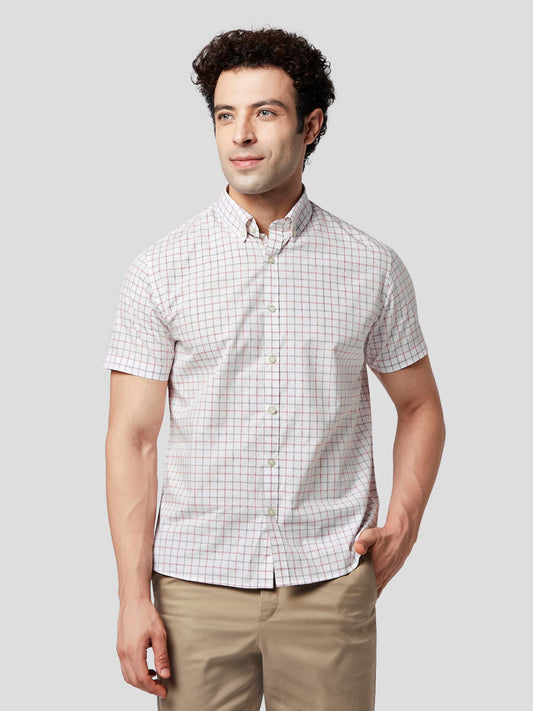 Essence Short Sleeve Tattersall Check Shirt