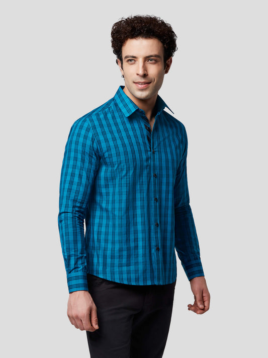 Reverberance Untuck Check Shirt