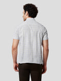 Rise Blue Grey Khadi Check Shirt