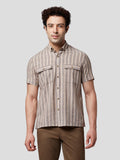 Revive Khadi Bold Stripe Shirt