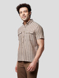 Revive Khadi Bold Stripe Shirt