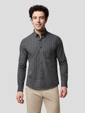 Aureole Achromatic Check Shirt