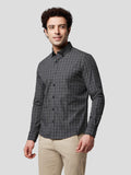 Aureole Achromatic Check Shirt