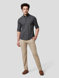 Aureole Achromatic Check Shirt