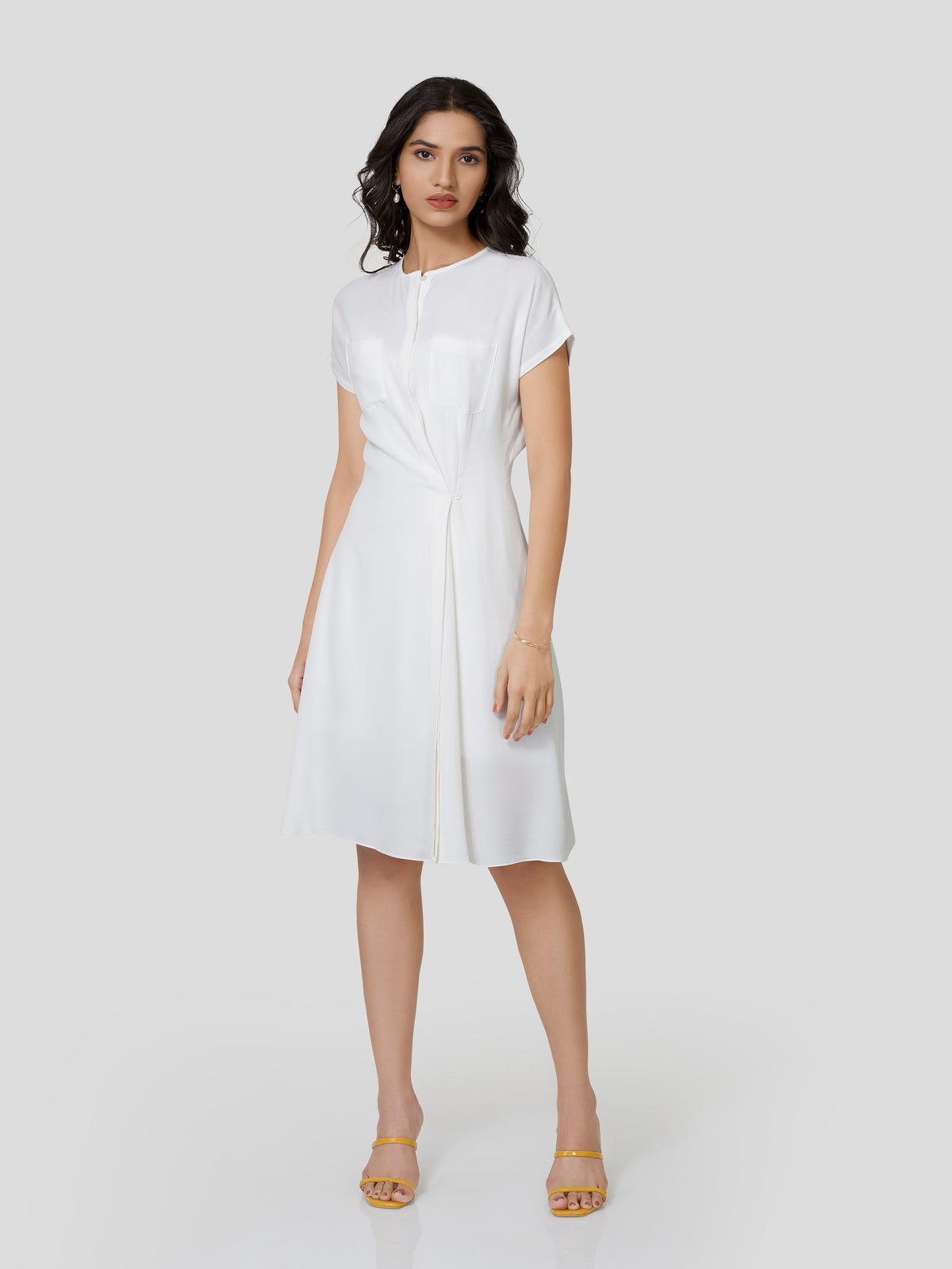 Marvella Breezy Shirt Dress - Zest Mélange 