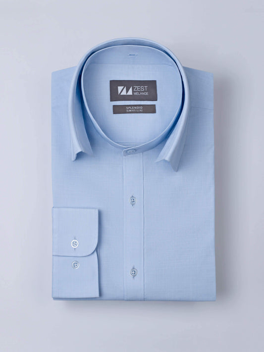 Detachable Collar Shirt - Zest Mélange 