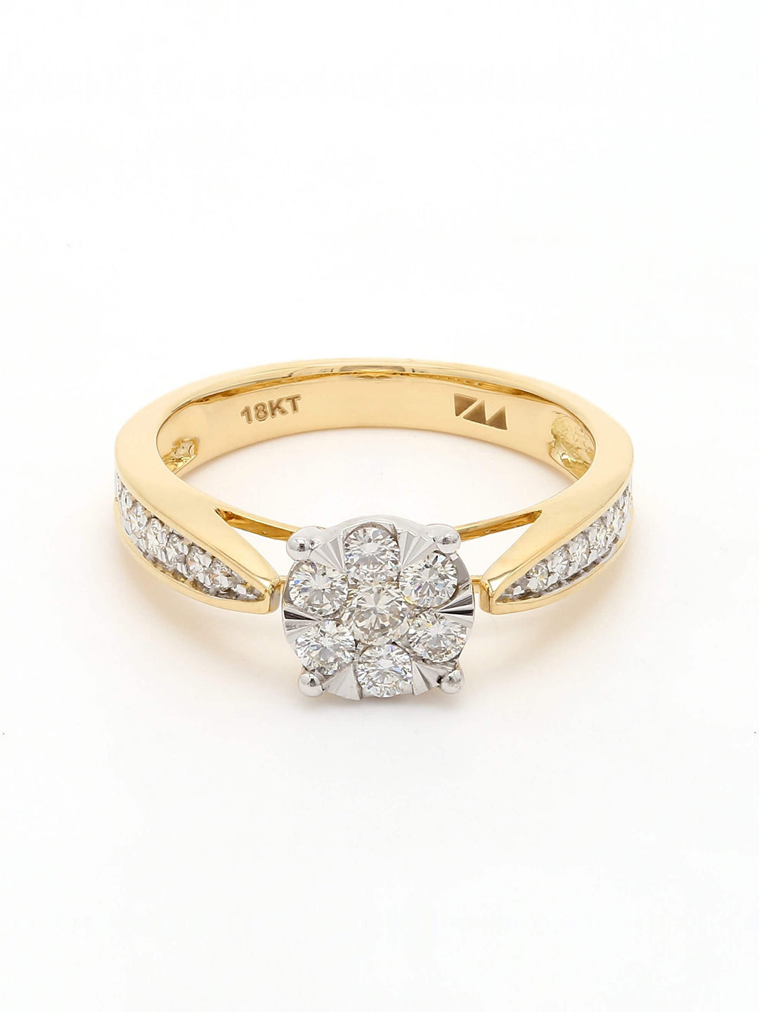 Real Diamond Illussion Cluster Ring - Zest Mélange 