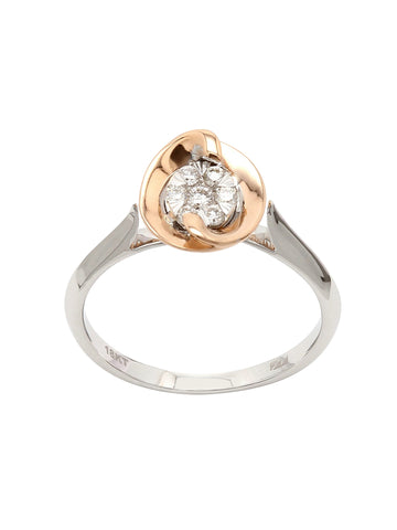 Real Diamond Illussion Cluster Ring - Zest Mélange 