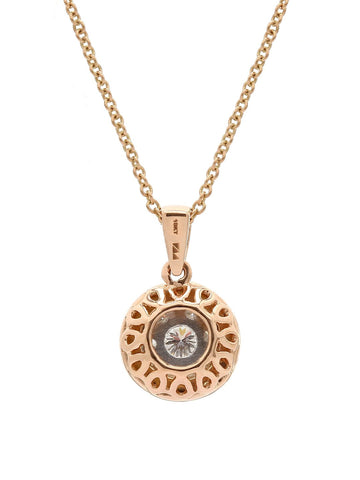 Real Diamond Illussion Cluster Pendant With Chain - Zest Mélange 