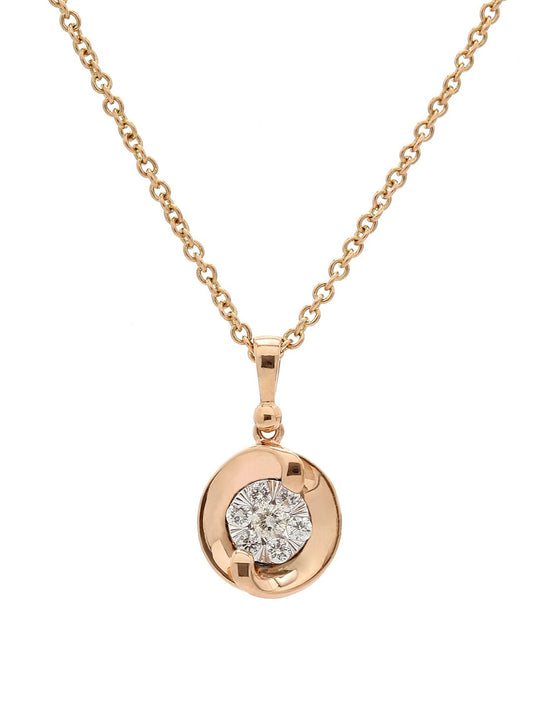 Real Diamond Illussion Cluster Pendant With Chain - Zest Mélange 