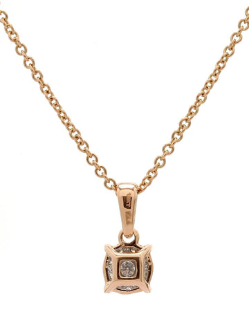 Real Diamond Illussion Cluster Pendant With Chain - Zest Mélange 