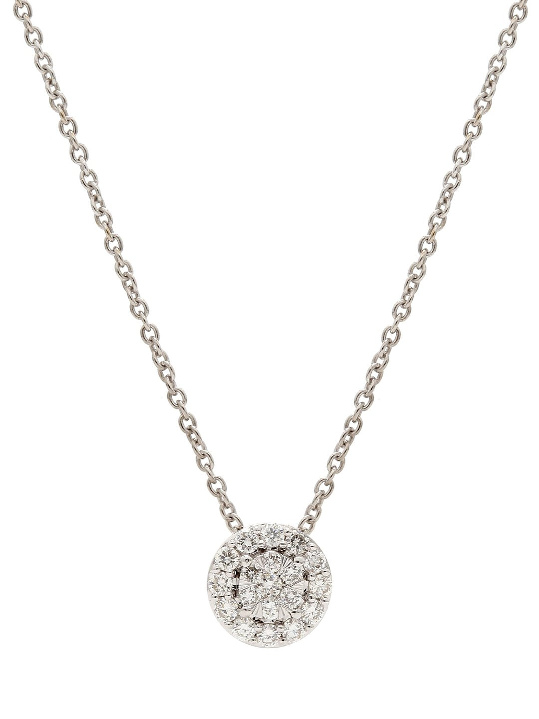 Real Diamond Illussion Cluster Pendant With Chain - Zest Mélange 