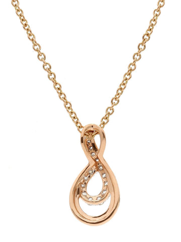 Real Diamond Infinity Pendant With Chain - Zest Mélange 