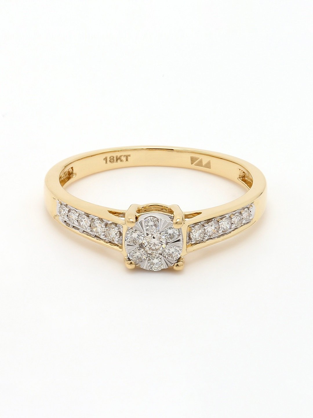 Real Diamond Illussion Cluster Ring - Zest Mélange 