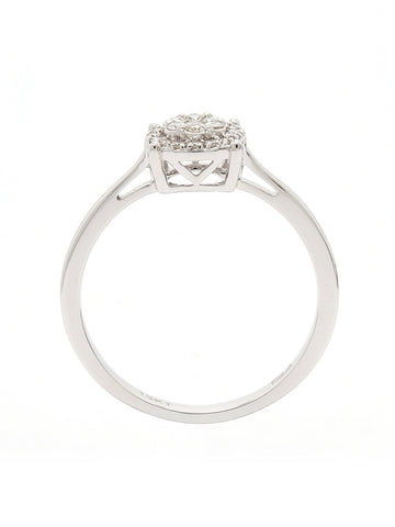 Real Diamond Illussion Cluster Ring - Zest Mélange 