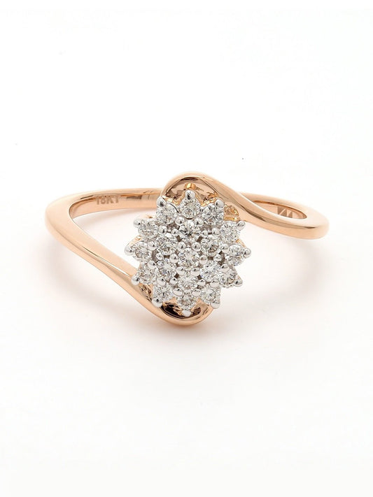 Real Diamond Cluster Ring - Zest Mélange 