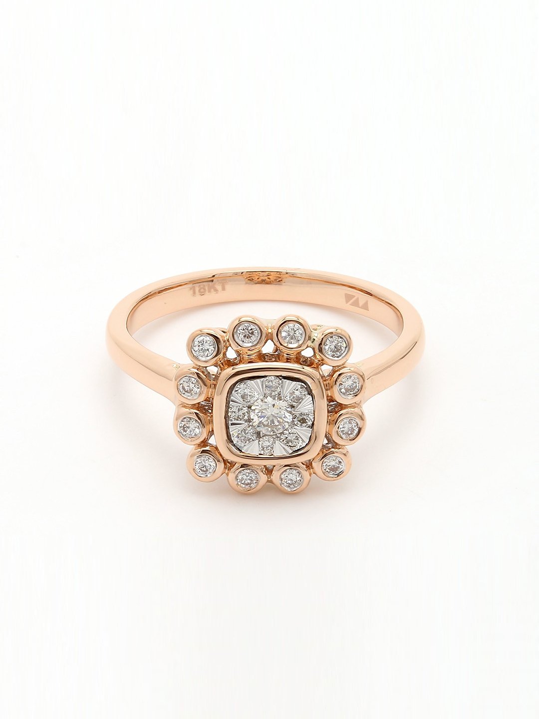 Real Diamond Illussion Cluster Ring - Zest Mélange 