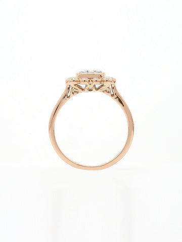 Real Diamond Illussion Cluster Ring - Zest Mélange 