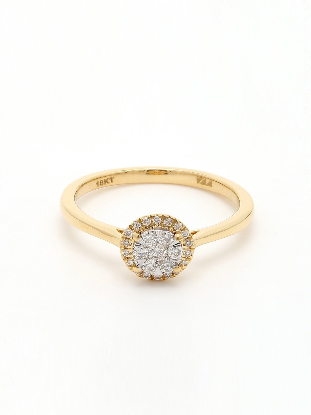 Real Diamond Illussion Cluster Ring - Zest Mélange 