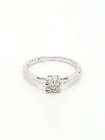 Real Diamond Illussion Cluster Ring - Zest Mélange 