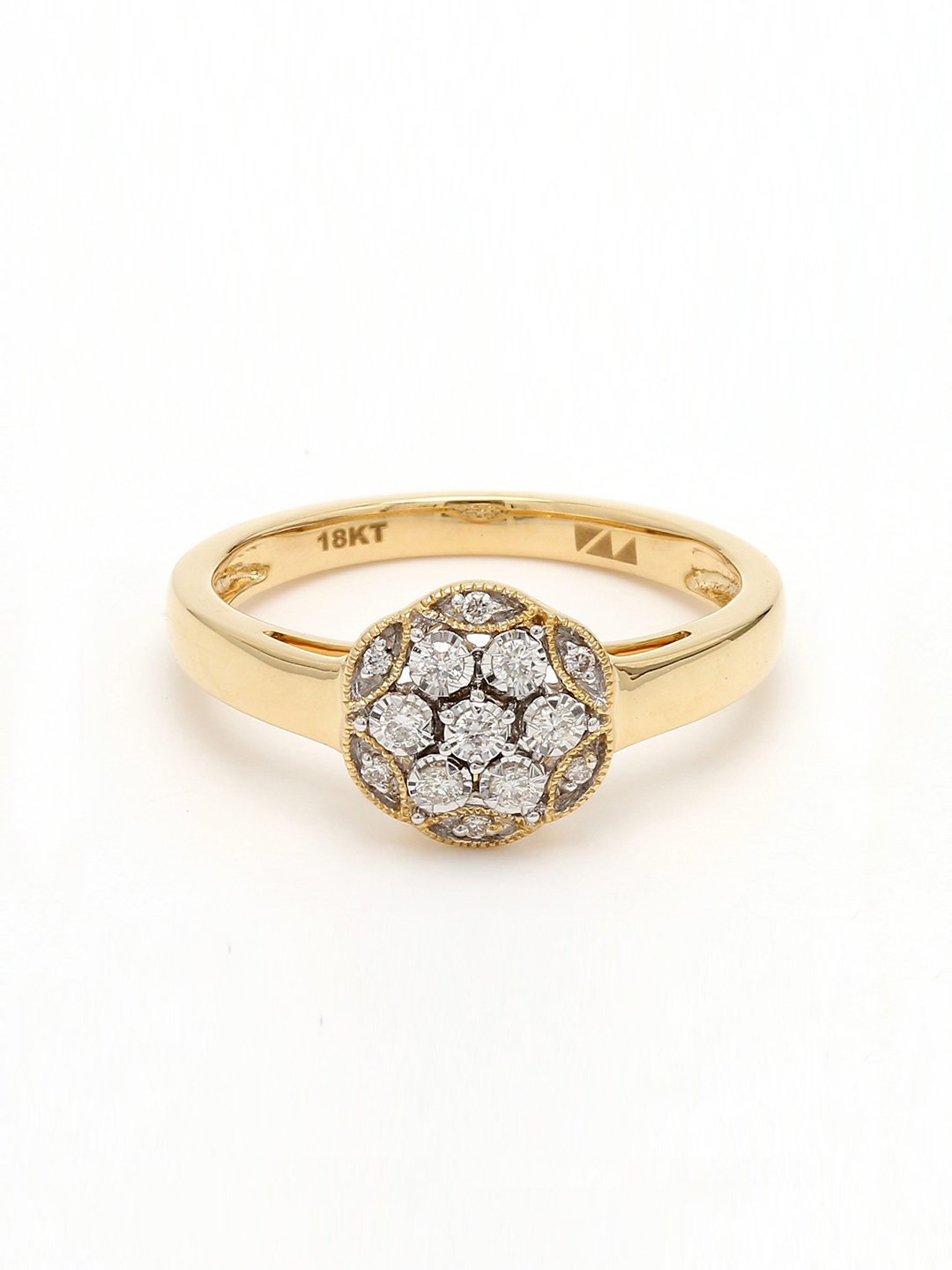 Real Diamond Illussion Cluster Ring - Zest Mélange 