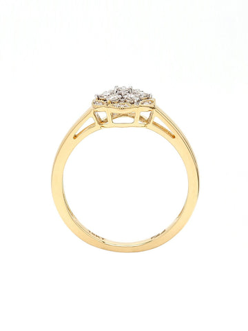 Real Diamond Illussion Cluster Ring - Zest Mélange 