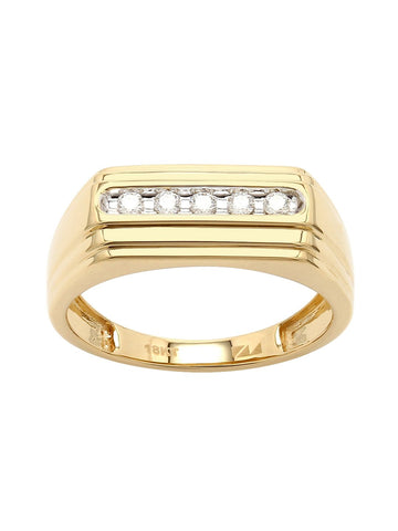 Real Diamond Mens Band Ring - Zest Mélange 