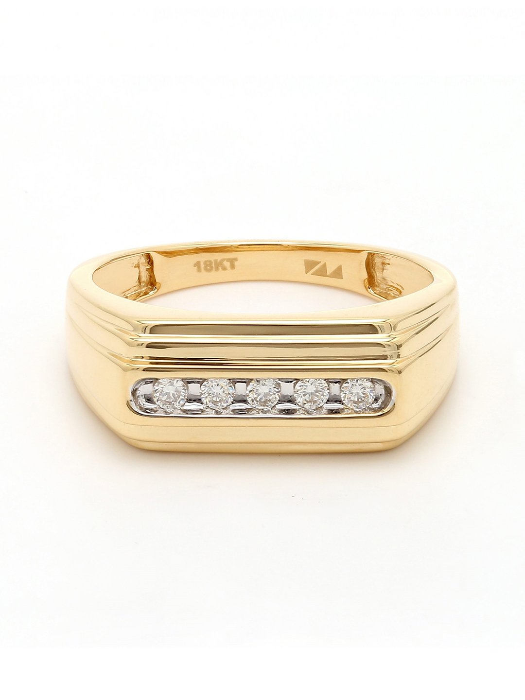 Real Diamond Mens Band Ring - Zest Mélange 