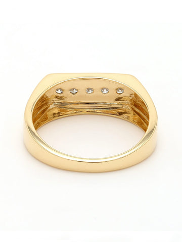 Real Diamond Mens Band Ring - Zest Mélange 