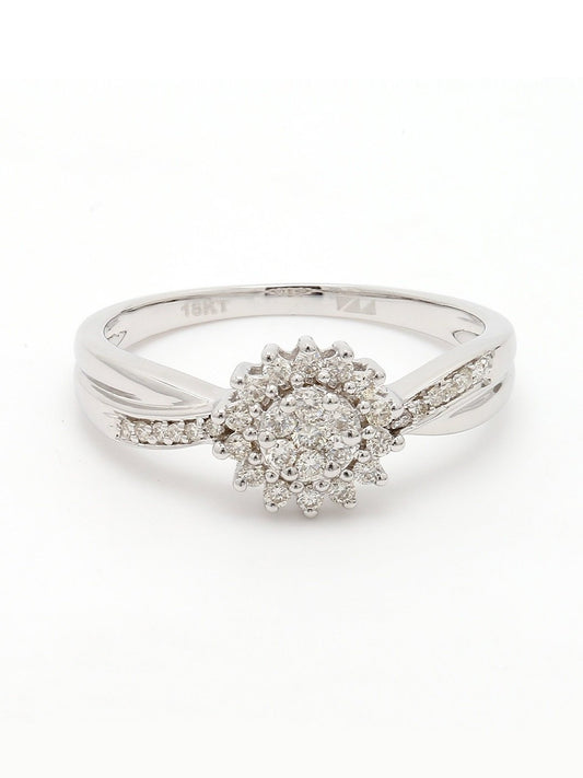 Real Diamond Cluster Ring - Zest Mélange 