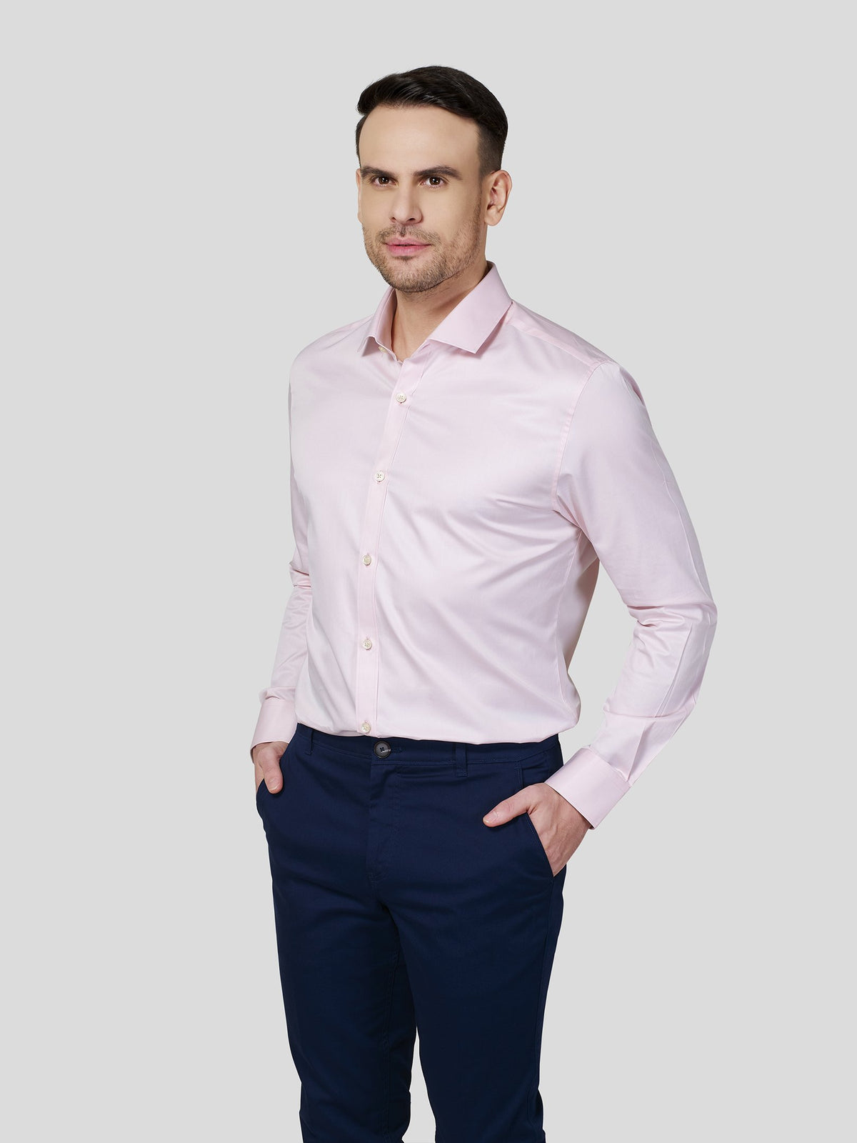 Pink Classic Shirt - Zest Mélange 